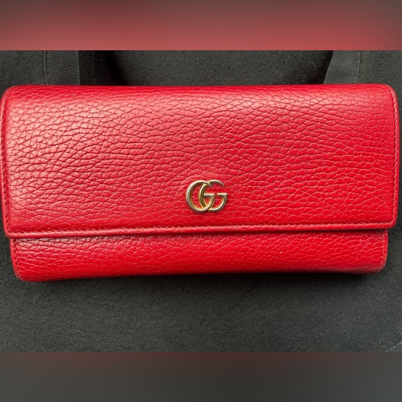 GUCCI GG Marmont leather continental wallet - Picture 1 of 16